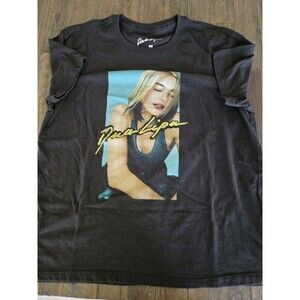 Dua Lipa Graphic Tee Shirt Size Small Black Cotton Blend T Shirt